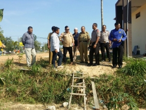 Ketua Komisi III DPRD Kepri meninjau lokasi pembangunan