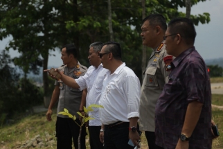 Komisi III DPRD Kepri saat sidang proyek di Mako Brimob