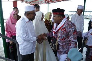 Pelepasan JCh di Pelabuhan Sribintan Pura