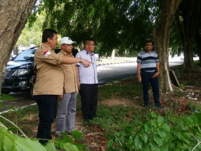 Peninjauaan ke lokasi yang rawan banjir