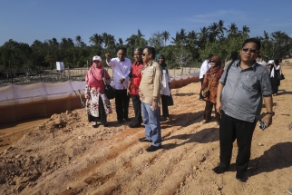 Peninjauan lokasi oleh jajaran Komisi III DPRD Kepri