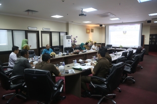Rapat koordinasi antara TP4D dengan Komisi 1 DPRD Kepri