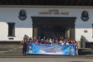 Rombongan saat Berkunjung Ke Kantor Gubernur Jawa Barat