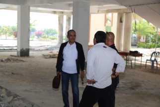 Said Sirajudin anggota Pansus LKPj saat tinjau masjid