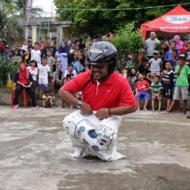 Semangat Pak Wali Kota Tanjungpinang Lis Darmansyah, bertanding Lomba balap karung