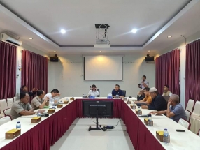 Suasana pertemuan antara Komisi I DPRD Kepri dengan Kanwil BPN Kepri