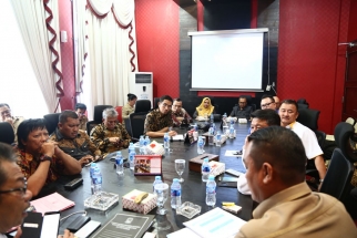 Suasana rapat banggar