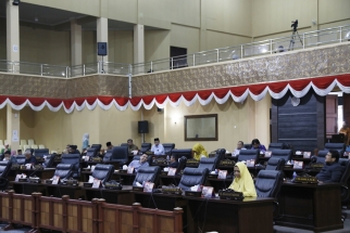 Suasana sidang paripurna