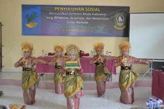 Tari Persembahan Pembukaan Kegiatan Penyuluhan Sosial