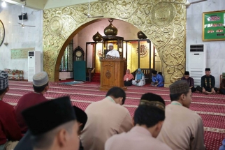 Wali Kota Lis Darmansyah menyampaikan tausiah