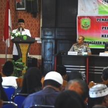 Wali Kota Tanjungpinang H Lis Darmansyah menyampaikan kata sambutan