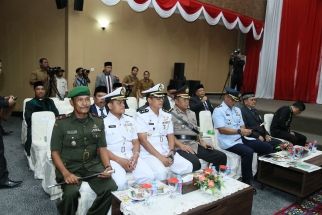 FKPD Kepri Saat Hadir dalam Sidang Paripurna PAW Anggota DPRD Kepri Sisa Masa Periode 2014-2019