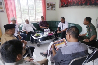 Komisi III DPRD Kepri saat diterima di KPHL Kepri di Batam