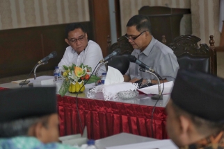 Pimpinan Komisi III DPRD Kepri bersama Pimpinan Komisi IV DPRD Riau