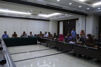 Suasana rapat antara Komisi III DPRD Kepri dengan Bappenas