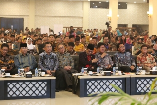 Para mantan gubernur juga hadir dalam pembukaan Musrenbang Kepri 2019