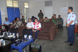 Pertemuan antara Komisi I DPRD Kepri dengan Detasemen TNI AU Bandara Hang Nadim