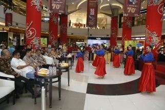 Suasana pembukaan pameran