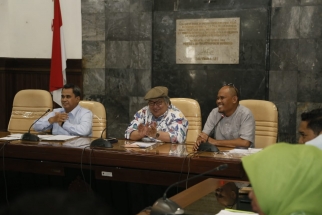 Sekwan DPRD DIY bersama Wakil Ketua II DPRD Kepri dan Ketua Pansus Burhanudin Nur