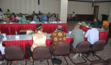 Suasana pertemuan Banmus DPRD Riau dengan DPRD Kepri