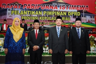 Empat Pimpinan DPRD Kepri Periode 2019-2024