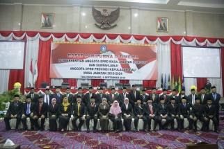 Foto bersama Anggota DPRD Kepri 2019-2024