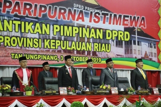 Ketua Pengadilan Tinggi, Plt Gubernur dan Pimpinan Sementara DPRD Kepri