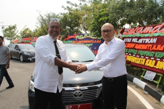 Rizky Faizal mengembalikan mobil dinas Wakil Ketua I DRPD Kepri