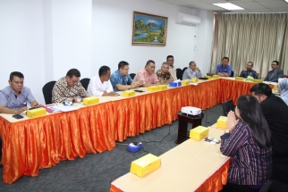 Suasana audiensi Komisi I DPRD dengan Ombudsman Kepri