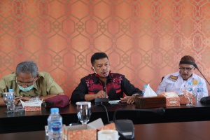 Anggota DPRD Bintan saat menyampaikan pendapat