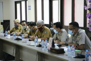 Jajaran BPN dan Pemprov Kepri saat RDP