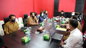 Suasana pertemuan DPRD Kepri dan DPRD Tanjungpinang