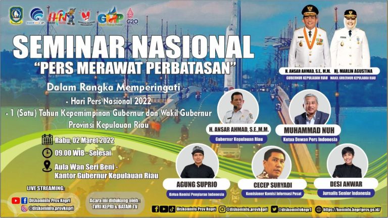 Diskominfo Gelar Seminar Nasional, Ansar dan Jurnalis Senior Desi Anwar Jadi Pembicara