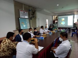 Rapat pertemuan antara Komisi I DPRD Kepri dengan BPN Bintan