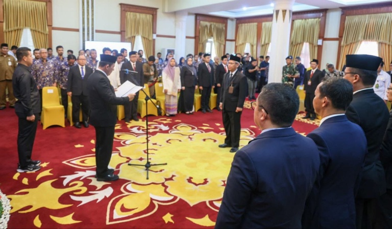 Dikukuhkan Gubernur Ansar, Hisyam Wahyudi Nakhodai BPKP Kepri